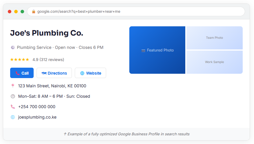Google business profile